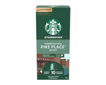 Starbucks By Nespresso Pike Place Roast Coffee Capsules - 53.0 G