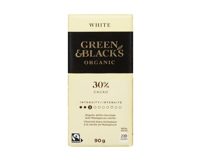 Green & Blacks Organic White Chocolate Bar - 90.0 G