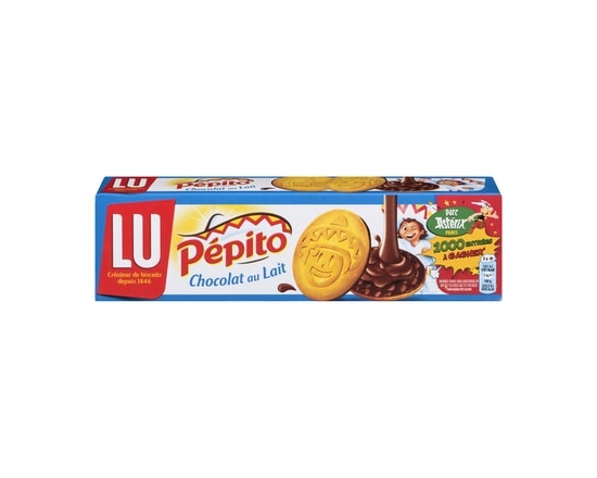 Pépito biscuits nappés au chocolat au lait - 192.0 G