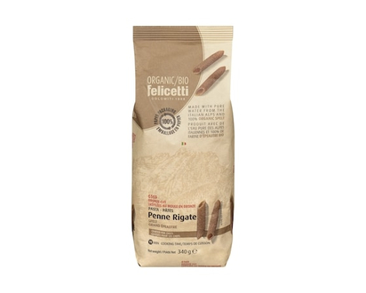 Felicetti Organic Spelt Wholewheat Flour Pasta Penne Rigate - 340.0 G