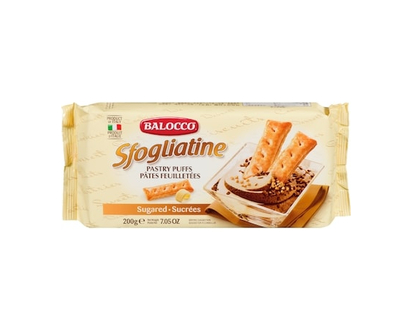 Balocco Pastry Puffs Sfogliatine Sugared - 200.0 G