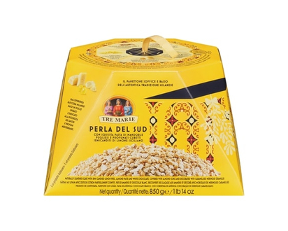 Tremarie Semi Iced Lemon Peel, Almond Paste & White Chocolate Cake - 850.0 G