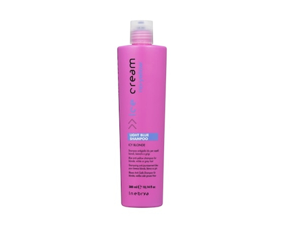 Ice Cream Ice Cream Light Blue Shampoo No-Yellow Icy Blonde - 300.0 ML