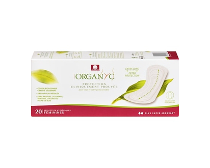 Organyc Liners- Maxi Flow - 20.0 EA