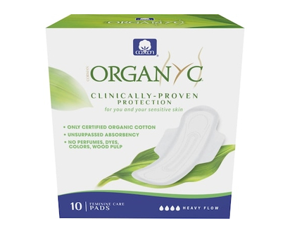 Organyc Pads, Heavy Flow - 1.0 EA