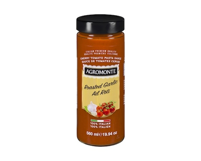 Agromonte Cherry Tomato Pasta Sauce Roasted Garlic - 560.0 ML
