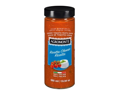 Agromonte Cherry Tomato Pasta Sauce Ricotta Cheese - 560.0 ML