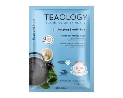 Teaology Masque anti-âge au Thé blanc et Peptide - 21 ML