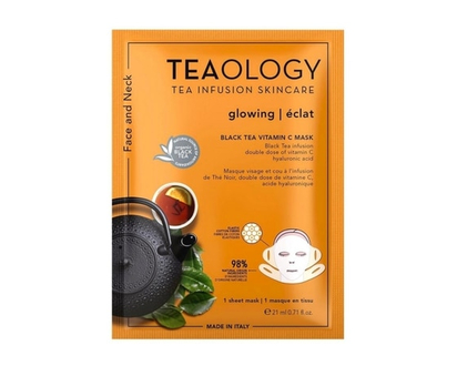 Teaology Masque Illuminant au Thé Noir et Vitamine C - 21 ML