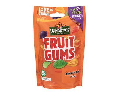 Rowntrees Candy Fruit Gums - 150.0 G