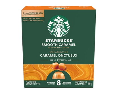 Starbucks Smooth Caramel for NESPRESSO VERTUO, Coffee - 100.0 G