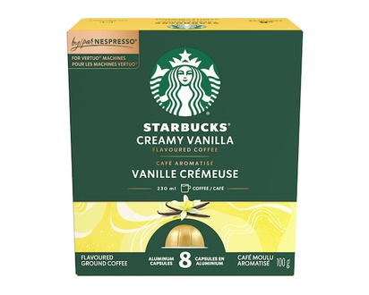 Starbucks Creamy Vanilla for NESPRESSO VERTUO, Coffee - 100.0 G