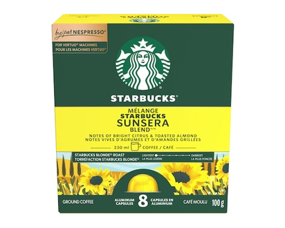 Starbucks SUNSERA BLEND Coffee For NESPRESSO VERTUO - 100.0 G