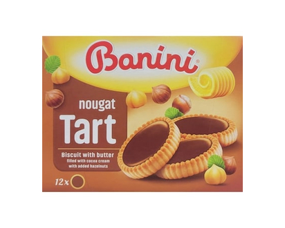 Banini Nougat Tart, Cocoa Cream - 210.0 G