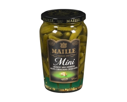 Maille Crunchy Mini Gherkins - 375.0 ML
