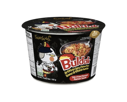 Samyang Buldak Stir-Fried Ramen Artificial Spicy Chicken Flavor - 105.0 G