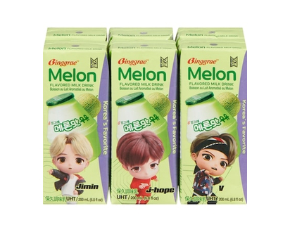 Binggrae Tinytan Melon Flavored Milk Drink - 200.0 ML