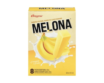 Binggrae Melona Frozen Dessert Bars Banana Ice Bar - 560.0 ML