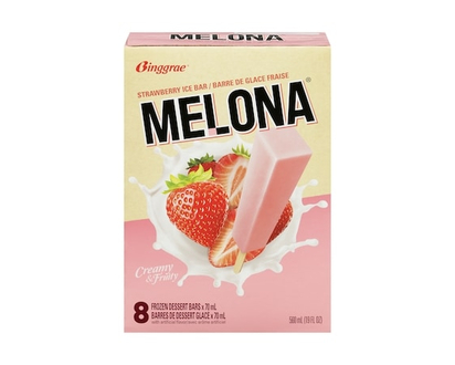 Binggrae Frozen Dessert Bars Strawberry Ice Bar - 560.0 ML