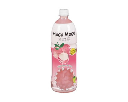 Mogu Mogu Lychee Juice Drink with Nata de Coco - 1.0 L