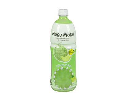 Mogu Mogu Melon Flavour Drink with Nata de Coco - 1.0 L
