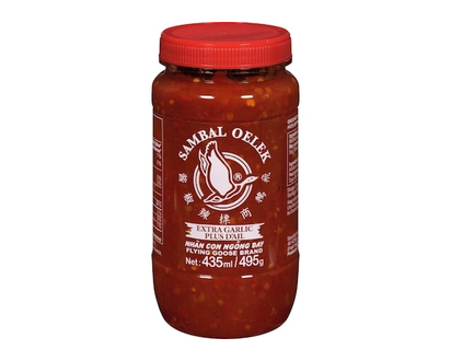 Flying Goose Sambal Oelek Extra Garlic - 495.0 G