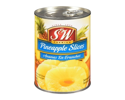 S&W Pineapple Slices In Extra Light Syrup - 540.0 ML