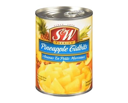 S&W Pineapple Eidbits In Extra Light Syrup - 540.0 ML