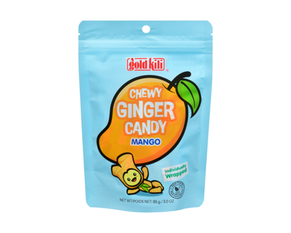 Chewy Ginger Candy, Mango - 85.0 G