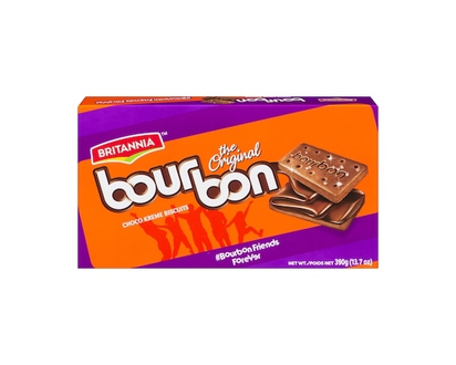 Britannia Bourbon Cream Biscuit - 390.0 G