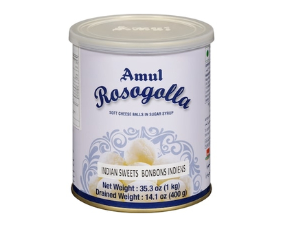 Amul Indian Sweets Rosogolla - 1000 G