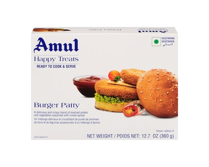 Amul Burger Patty - 360.0 G