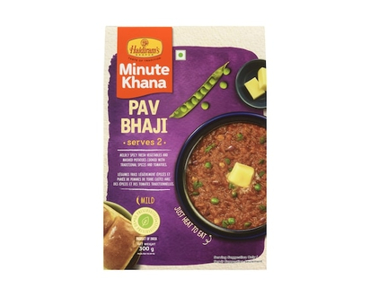 Haldiram Minute Khana Pav Bhaji Mild - 300.0 G