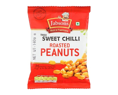 Jabsons Thai Sweet Chilli Roasted Peanuts - 140.0 G