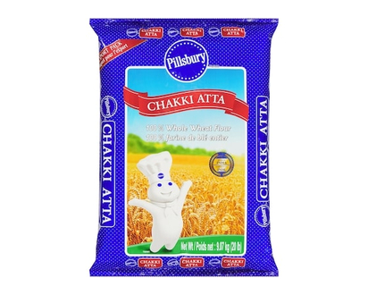 Pillsbury 100 % Whole Wheat Flour Chakki Atta - 9.07 KG