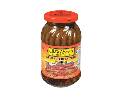 Mother Red Stuffed Chili Pickles - 500.0 G