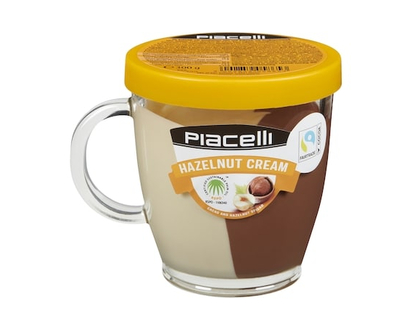 Piacelli Hazelnut And Vanilla Duo Spread In A Reusable Jar - 300.0 G