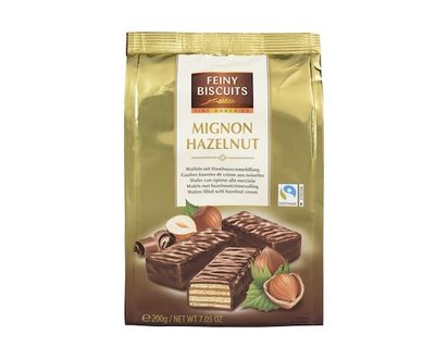 Wafers Filled With Hazelnut Cream Mignon Hazelnut - 200.0 G