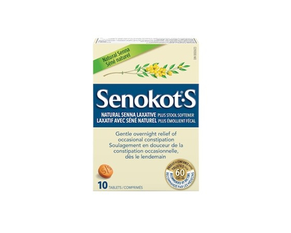 Senokot®-S Natural Laxative Plus Stool Softener 10ct - 10 EA