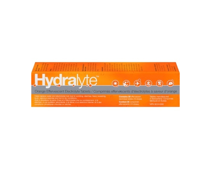 Hydralyte Effervescent Electrolyte Tabs, Orange - 20.0 EA