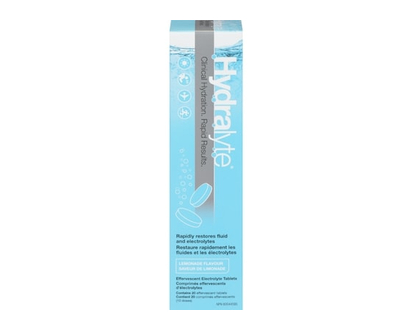 Hydralyte Lemonade 20 Effervescent Electrolyte Tablets - 20.0 EA