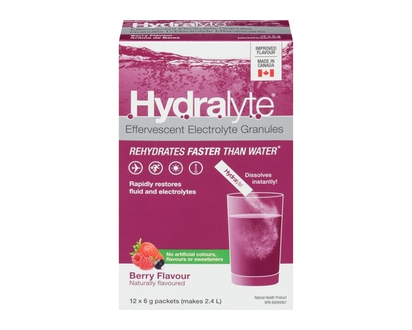 Hydralyte Effervescent Granule Sticks - Berry - 12.0 EA