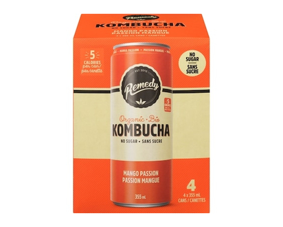 Remedy Kombucha Organic Mango Passion - 355.0 ML