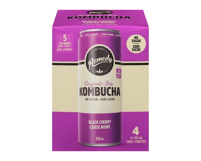 Remedy Kombucha Organic Black Cherry - 355.0 ML