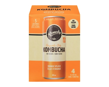 Remedy Kombucha Organic Orange Splash - 355.0 ML