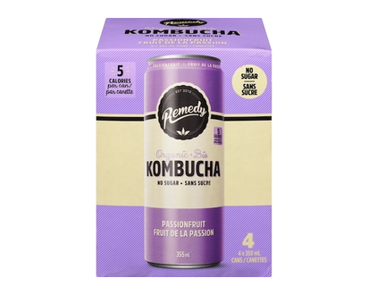Remedy Kombucha Organic Passionfruit - 355.0 ML