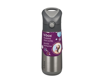 B.BOX Insulated Drink Bottle Graphite 500 Ml 12m+ - 1.0 EA