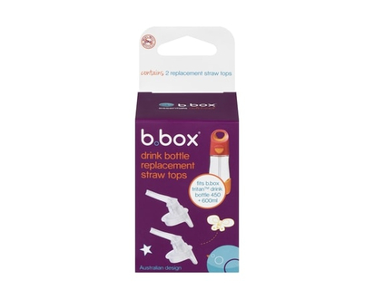 B.BOX Drink Bottle Replacement Straw Tops - 1.0 EA