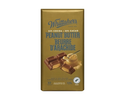 Whittaker's Chocolate, Milk Peanut Butter 220 G - 220.0 G