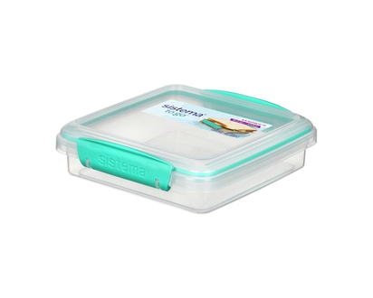 Sistema Sandwich Box To Go Lunch Box, Colour May Vary, 1 Pack - 1.0 EA